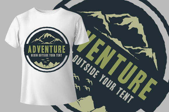 A Designer’s Take on The Adventure Begin T-Shirt Design