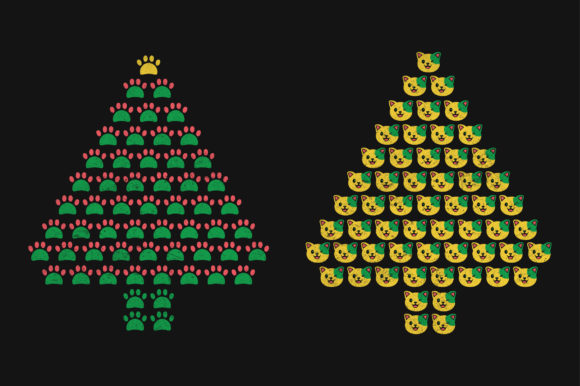A Festive Cat Lover Graphic for Crafts & Merchandise