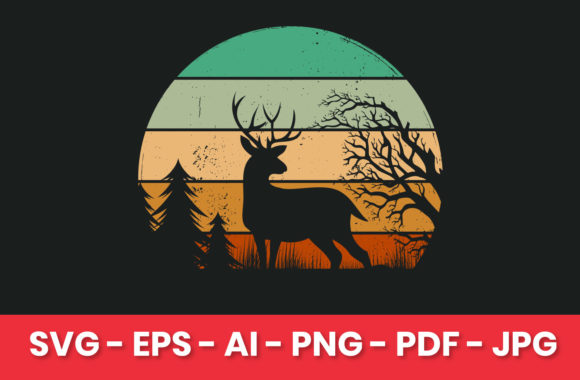 A Professional Designer's Review of a Vintage Deer Hunting Graphics Set