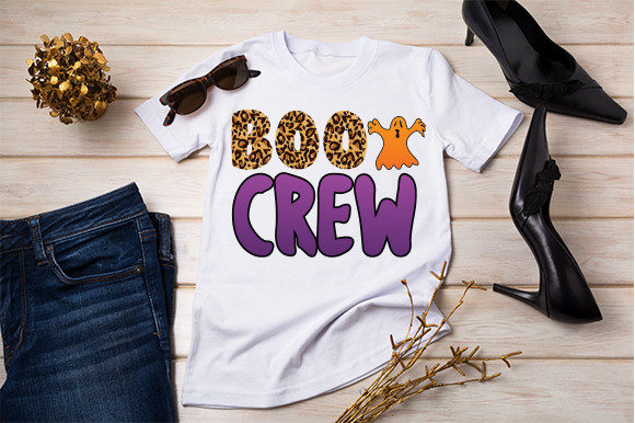 Boo Crew T Shirt Graphics for Handmade Crafts & Branding