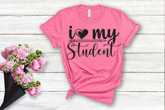 Crafting Connection: The 'I Love My Student' Graphics for Brand Design