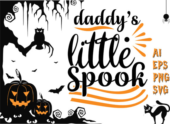 Crafting Halloween Graphics with Daddy s Little Spook Halloween T-Shirt