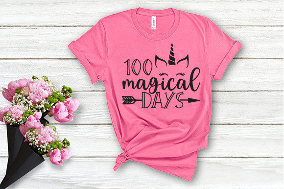 Evaluating 100 Magical Days T Shirt for Real Embroidery Projects