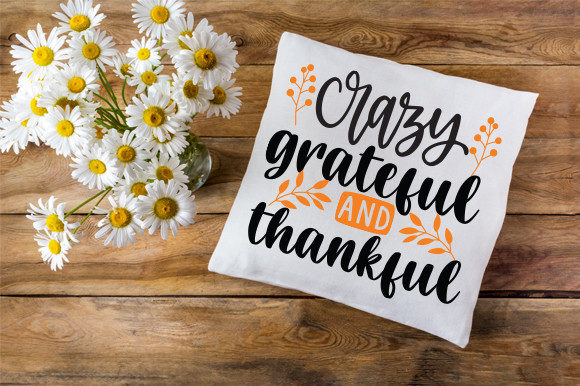 Evaluating Crazy Grateful & Thankful Graphics for Crafts Business Branding