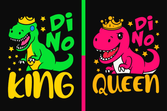 Reviewing the Dinosaur T-rex King Queen Graphics for Crafts