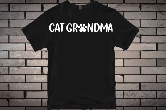 The Cat Grandma SVG Design for Creative Crafts & Graphics